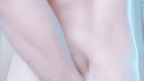 Self fisting my chubby backside