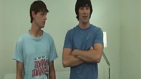 Straight boys jerk to porn