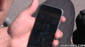 Hot guy picking up and sucking off a sporty man on the beach