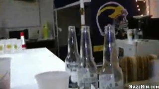 Cute college guy sucks dick