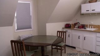 Str8 Ebony Hunk Cheats with Billy Santoro’s Cock in Ass