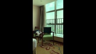 Bald tycoon plays sports series: dark leather-clad athlete